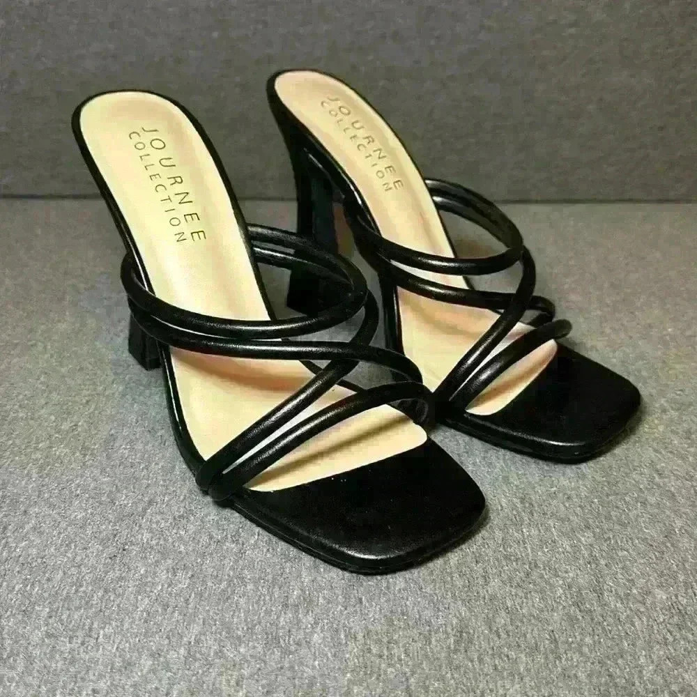 Journee Collection Louise Stiletto Pumps 4 1/4” Heel Women’s Size 9.5 - Picture 2 of 15